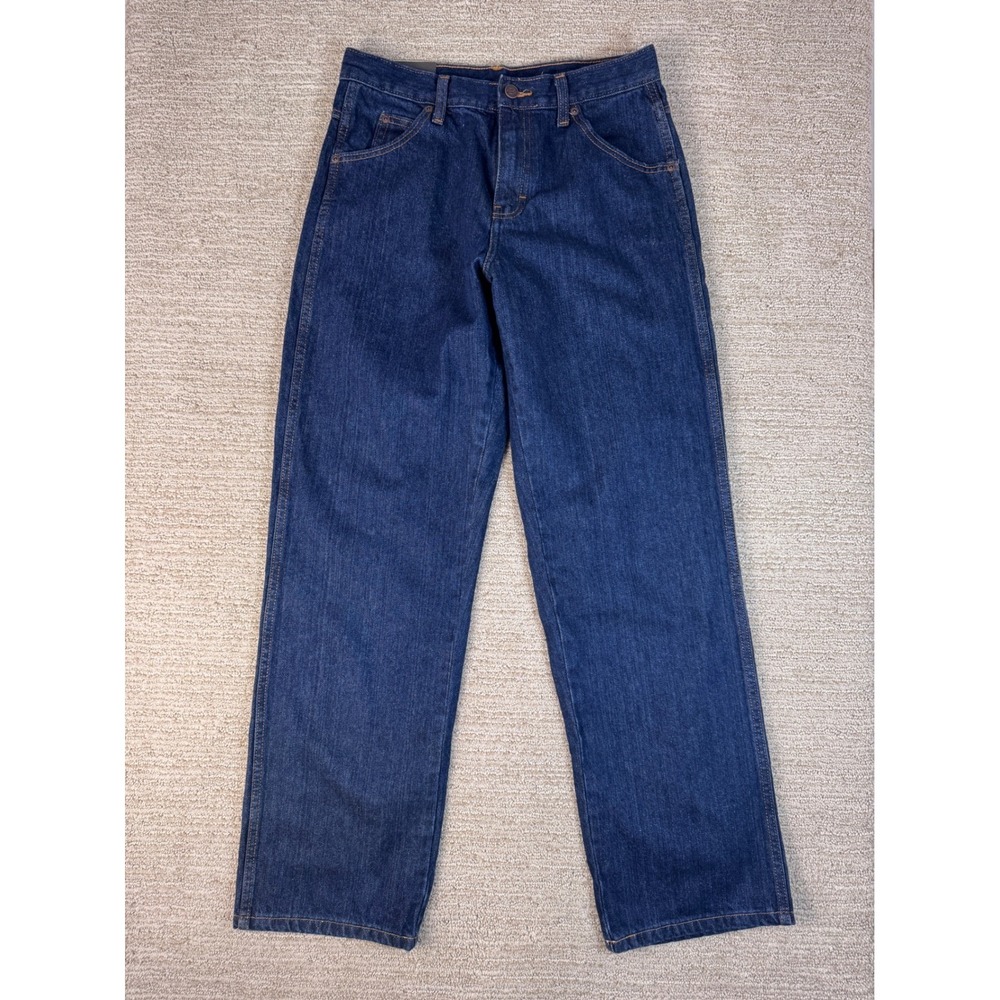 Dickies Mens Regular Fit Straight Leg Work Jeans Dark Wash 30x32 9393RNB